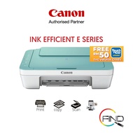 CANON PIXMA E470 (Green-White) AIO ALL IN ONE WIFI PRINTER (Print/ Scan/Copy/WiFi)