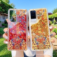 【In stock】For OPPO Reno 8 7 6 5 4 Pro SE 8Z A57 A96 A93 REALME 9i Case CNY Chinese Style Wealthy Liq