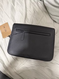 Burberry Black Leather Small Olympia Messenger Bag