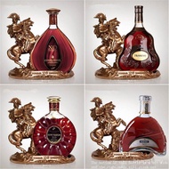 Kraf Resin Tembaga Tiruan Amerika Hiasan Rumah Napoleon XO Rak Wain Hiasan Pintu Masuk Kabinet Wain 