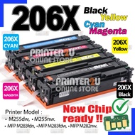 B/C/M/Y Compatible to H* 206A Color Laserjet Pro MFP M282nw M283fdw M283fdn M255dw M255nw H* 206A W2