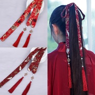 AT&amp;💘VAN CRUDE ANNORAHair Accessories with Hanfu Horse-Face Skirt Chinese Style Embroidery Ancient Style Bandeau Hair Ban