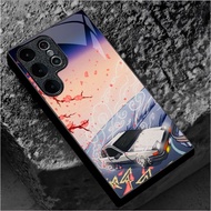 Initial D AE86 design Phone Case Glass for Samsung Galaxy S20 S21 S22 S23 S24 S25 S26 Ultra Plus S23