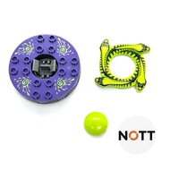 Lego Ninjago Spinner flat 6x6x1 violet Snake