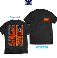 gagak outdoor baju outdoor kaos Pendaki Gunung pria dan wanita petzl - Hitam M