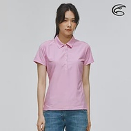 ADISI 女抑菌抗UV本布領POLO衫AL2011020 (M-2XL) (柔軟彈性、吸濕排汗、抗UV)L雙色粉紫