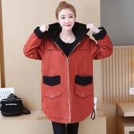 Winter Wool Hooded Coat for Women