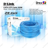 305M D-Link Cat6 24AWG UTP Cable Pure Copper