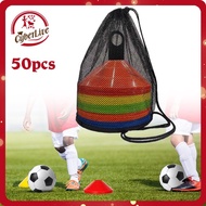 50pcs/Bag Cone Football Bowl Ball Training Bowl Football Athlete Training