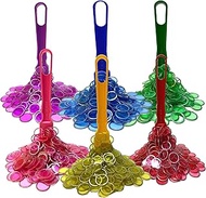 MR CHIPS Made in USA Set of 6 Bingo Magnetic Wands & 600 Pieces Upgraded ¾ Inch Plastic Chips with M