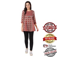 Kurti Indian Women Kurtis Top Saree Sari Punjabi Suit Readymade Kurti UD04CFSC