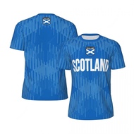 Scotland Football Fans 3D All‑Over Print T‑Shirt Unisex Men Soccer Short Sleeve Tee Quick Dry Breath