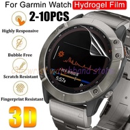 2-10Pcs Explosion proof Watch Screen Protector Soft Film For Garmin Approach Descent Enduro Lily Qua
