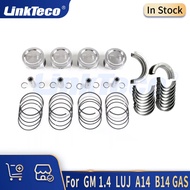 Engine Parts Piston & Rings Bearing Set 1.4 L LUJ A14 B14 GAS For GM BUICK ENCORE CHEVROLET AVEO OPE