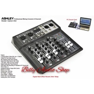 MIXER ASHLEY OPTION 402 / MIXER AUDIO ASHLEY 402 4 CHANNEL,USB DAN