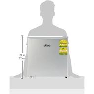 PowerPac PPBF555 Mini Bar Fridge, 50L Silver,White Super micro-hole foaming layer,  with  good  insu