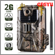 CFGYU กับดักภาพกล้องส่องเส้นทางสัตว์ป่าการมองเห็นได้ในเวลากลางคืน2G SMS MMS SMTP อีเมล์กล้องล่าสัตว์