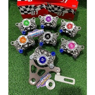 CALIPER + REAR disc BRACKET MX KING RX KING VIXION SATRIA FU R15 V2 formula 81 racing part 8.1 thail