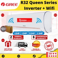 Gree 1HP, 1.5HP, 2.0HP &amp; 2.5HP Cold Plasma R410 LOMO N Series Golden Fin Air Conditioner Inverter with Wifi R32