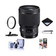 Sigma 85mm f/1.4 DG HSM Art Lens for Canon EF, Bundle with ProOptic 86mm UV Filter, Lens Wrap, Clean
