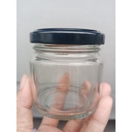 empty bottle glass jar 120ml (for chili garlic oil, or candles) with free sealer