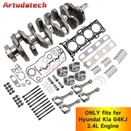 Artudatech G4KJ 2.4L Engine Overhaul Rebuild Kit Crankshaft Rods for HYUNDAI KIA Sorento Car Accesso