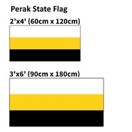 90cm x 180cm 60cm X 120cm Perak Flag  (China Made)