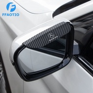 FFAOTIO 2PCS Car Rearview Mirror Rain Shield Universal Carbon Fiber Car Accessories For Mercedes Benz CLA W124 W204 AMG A180 GLB GLC GLA W212 GLA200 Vito GLB200 E200