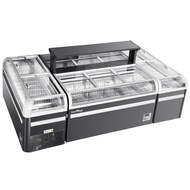 Island Vertical Sliding Door Freezer | 690 Litres Commercial Island Freezer (-18°C, R290 Refrigerant