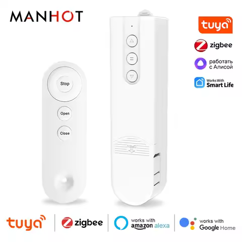 Tuya Smart Zigbee DIY Motorized Chain Electric Curtain Motor Roller Blinds Shade Shutter Drive With 