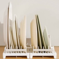Plate Organizer Kitchen Countertop Plate Rack Cabinet Plate Divider