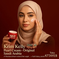 Krim Cream KELLY Original Saudi Bedak Kelly Arab Pearl Cream Membersihkan Kulit Wajah Flex Noda