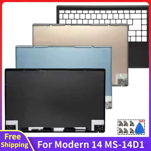 For Modern 14 MS-14D1 MS-14D2 MS-14DK Replace Screen Rear Lid Top Case Front Bezel Palmrest Bottom C