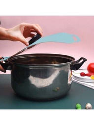 1入組矽膠吸盤蓋可重複使用的鍋蓋，耐高溫微波爐碗盤食物蓋