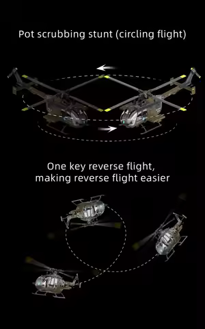 RC ERA C180 Helicopter 1/25 6CH Brushless BO-105 Model 3D Flight Optical Flow Positioning