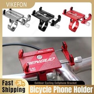 Outdoor Cycling Bicycle Phone Holder 360° Rotation Bike Motorcycle Navigation Cell Phone Stand Mount