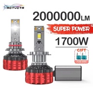 ACTVTCA 1700W H4 H7 LED Canbus H11 H1 H3 9005 HB3 9006 HB4 H8 H9 9012 9007 9008 H13 LED Headlights C