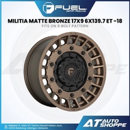 Fuel Offroad Militia - Matte Bronze 17x9 -18 6x139.7 (1 Piece)
