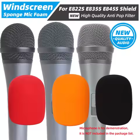 For SENNHEISER E822s E825s E835s E822 E825 E835 E 822 825 835 S Windscreen Foam Microphone Sponge Po