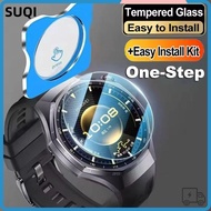 LUCKY-SUQI 3Pcs Tempered Glass Films, With Alignment Tool Easy Install Kit Screen Protector, HD 41/4