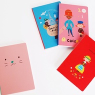Korea Jam Studio Baby Pink Note S Cute Mini Notebook Monthly Schedule