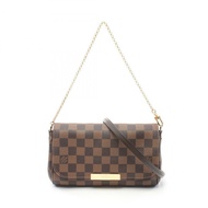 LOUIS VUITTON Favorit PM 2way 手提包 單肩 N41276 Damier Ebene 二手 女式