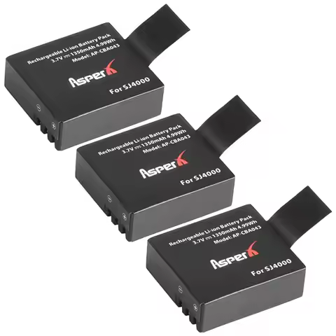 1350mAh SJ4000 Battery Bateria + Charger For EKEN H8 H8R SJCAM SJ4000WIFI SJ5000 SJ6000 Sj5000 WIFI 