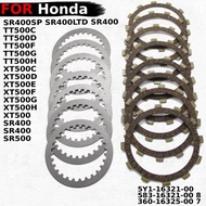 Motorcycle Clutch Friction Disc Plate Kit For Yamaha SR400 SR400SP SR400LTD SR500 XT500H 5Y1-16321-0