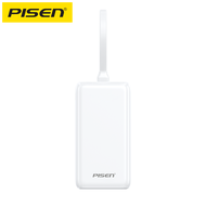 PISEN 10000mAh Power Bank 22.5W Fast Charger Build in Type-C / L Two Way Cable TP-D102