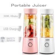 MEILING 300ML Portable Blender Juicer Mini Processor Food Blender USB Chargeable Portable Juice Blender