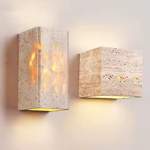 Natural Stone 9W LED Wall Lamp Living Room Bed Room Stairs Corridor Restaurant Indoor Home Creative 