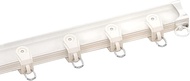 Curtain Track Ceiling Mounted/wall Mounted, Metal Curtain Track System, 100 To 800 Cm Long Curtains(