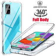 Samsung Galaxy Note 20 Ultra 8 9 10 Plus Lite 2020 Note20 Note9 Note10 Upgrade Double Clear Phone Case Full Protection 360 Degree Transparent TPU Shockproof Thin Casing Cover Shell