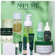 Npure NPURE N'Pure cica centella asiatica face wash brush | Toner | Clay mask Cica Clear Pad Sachet 